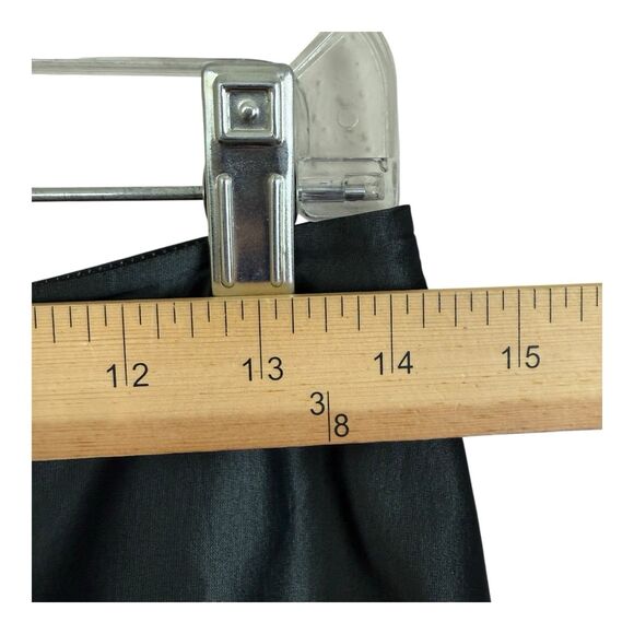 ZAPA Skirt Sz Small Beaded Black Mesh Sheer Layered Knee Length A-Line - Picture 6 of 8